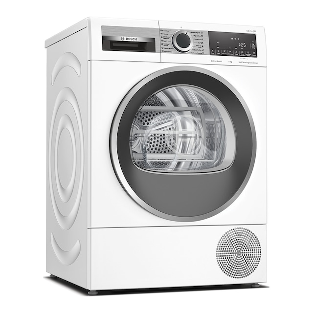 Imagem 0 de Máquina de Secar Roupa Bosch Série 6 WQG245A0ES SelfCleaning Condenser e AutoDry com Bomba de Calor e de 9 kg - Branco