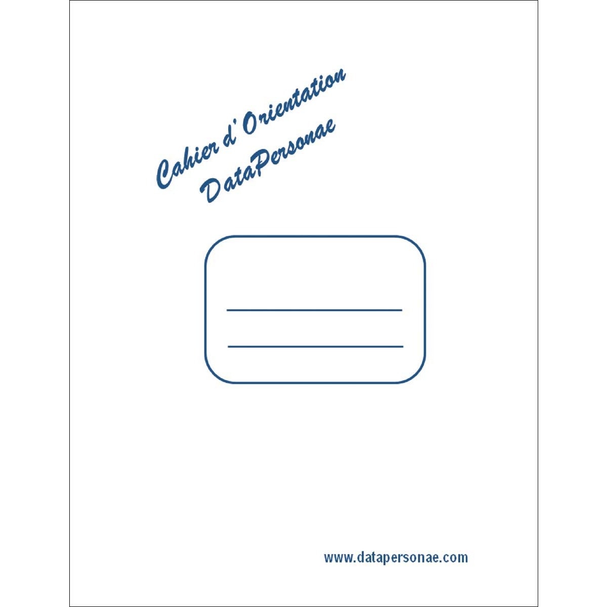 Cahier d'Orientation DataPersonae (Capa mole) 1