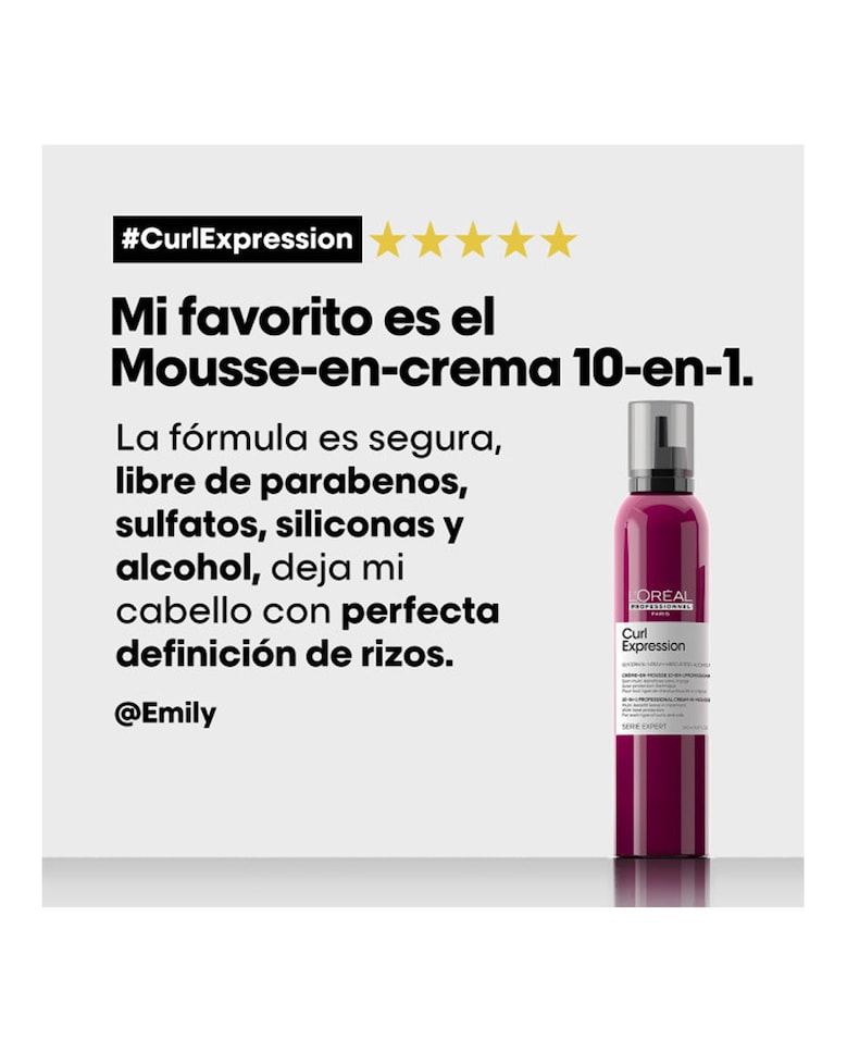 Mousse-en-crema 10-en-1 Curl Expression 250 m L'Oreal Professionnel 3