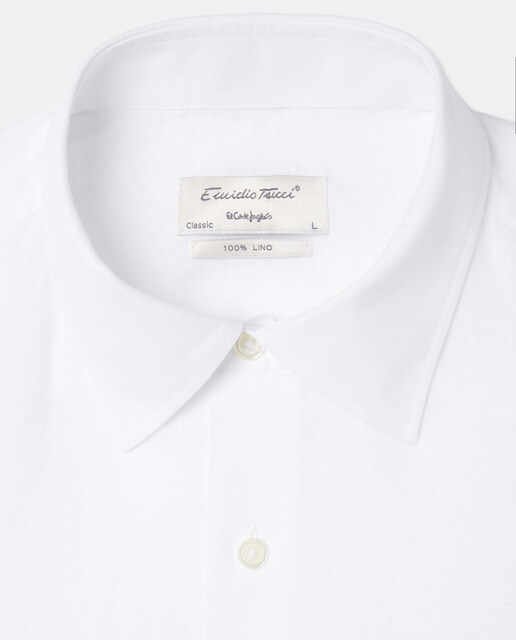 Camisa guayabera de lino lisa classic de hombre · Emidio Tucci · El Corte  Inglés