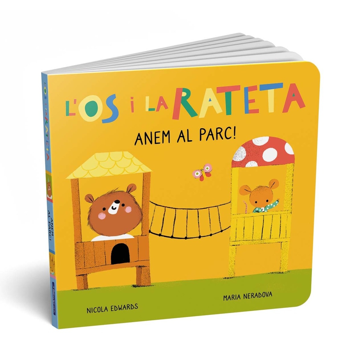 Imagem 0 de L'Ós i la Rateta - Anem al parc!: Un llibre de cartró amb pestanyes