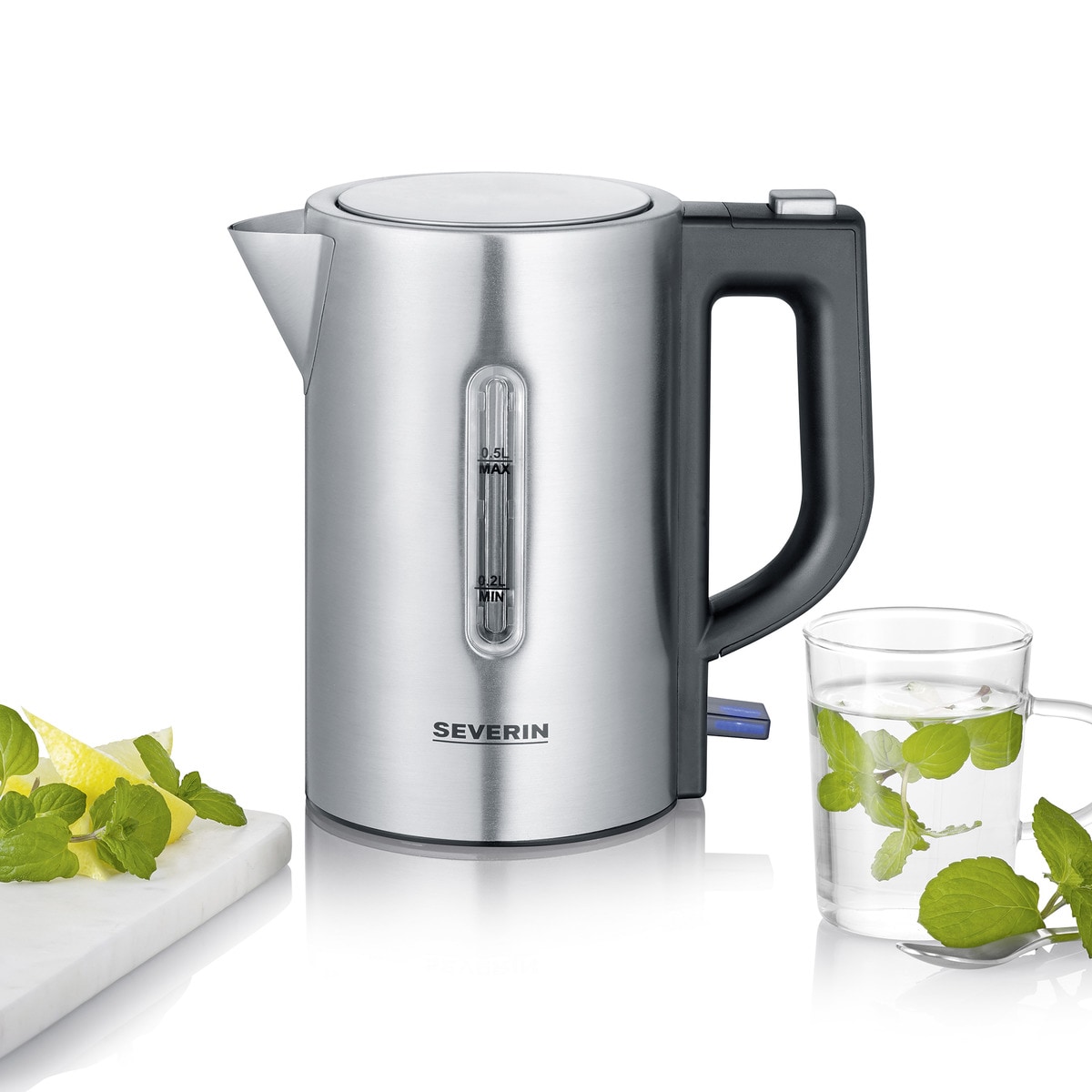 Hervidor SEVERIN Inox con indicador nivel de agua Inox-5