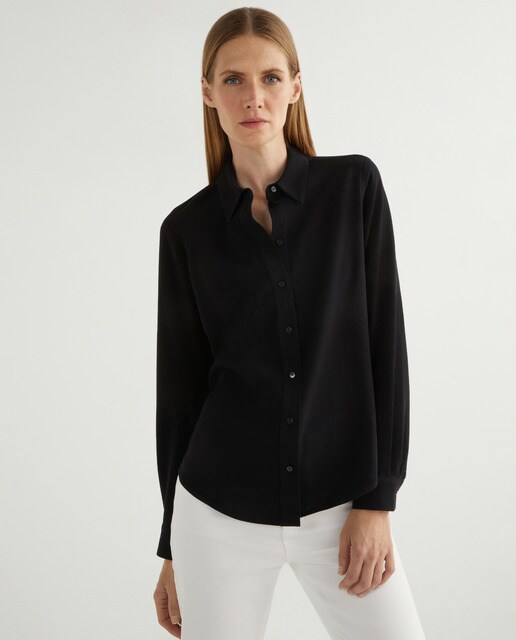 Camisa de mujer básica con lino · Selected Femme · El Corte Inglés