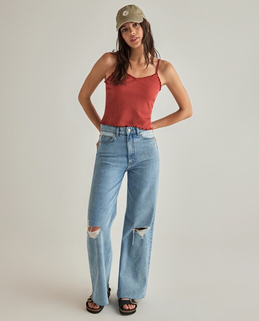 Camiseta rib de mujer con tirantes · Green Coast · El Corte Inglés