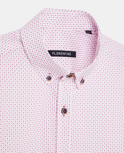 Camisa de hombre slim fit estampado geométrico · Florentino · El Corte  Inglés