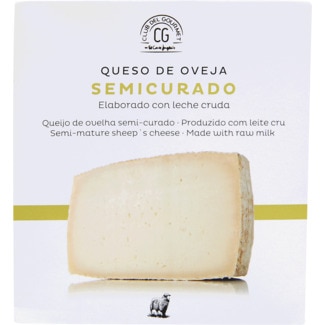 Queijo de Ovelha Semi-Curado unidade 250 g - Club Del Gourmet