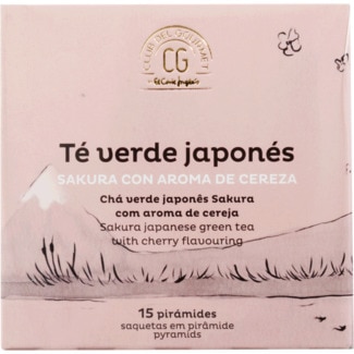 Chá Verde Japonês Sakura com Aroma de Cereja embalagem 33,7 g - Club Del Gourmet