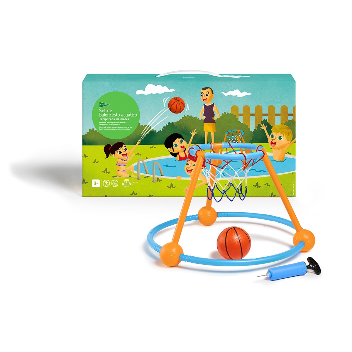 El Corte Inglés - Juguete De Piscina Set De Baloncesto Acuático Temporada De Mates