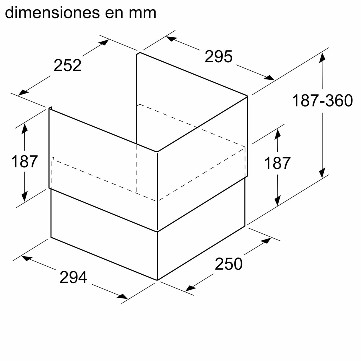 Prolongador Balay para campana - DWZ1IB6N1 6