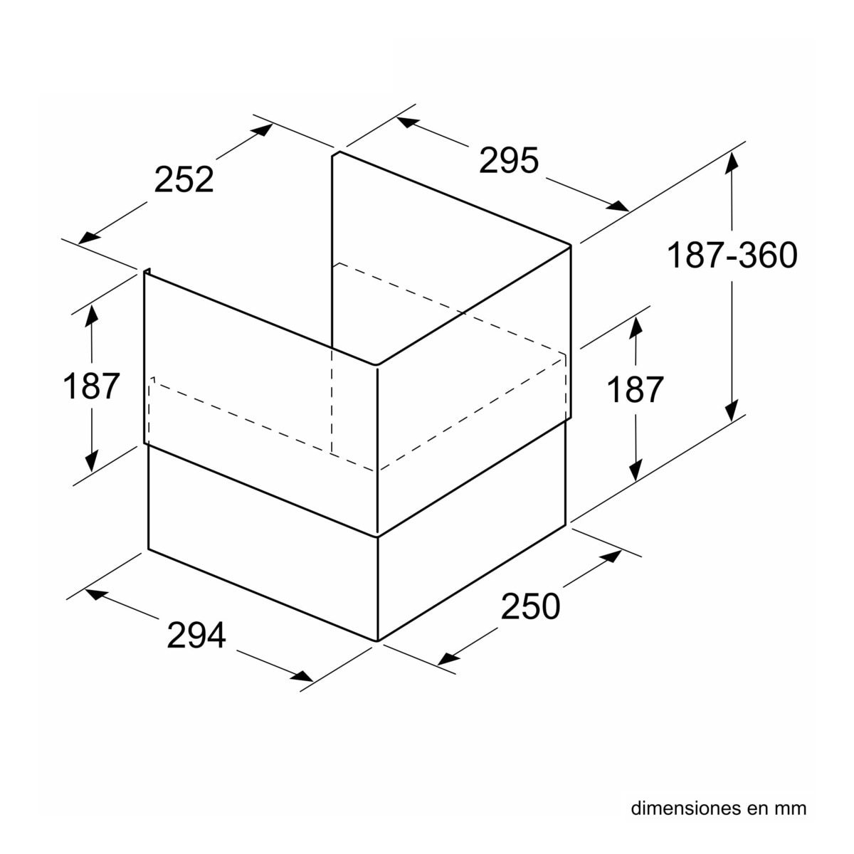Prolongador Balay para campana - DWZ1IB6N1 2