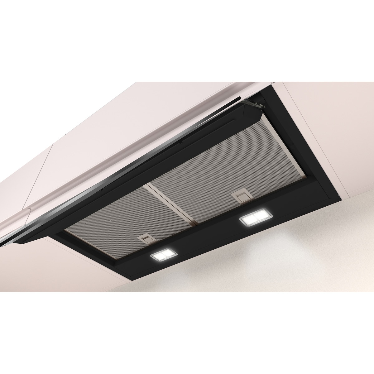 Campana decorativa integrable Balay, 60 cm, Cristal negro, 3BD967GN Acero Inox-6