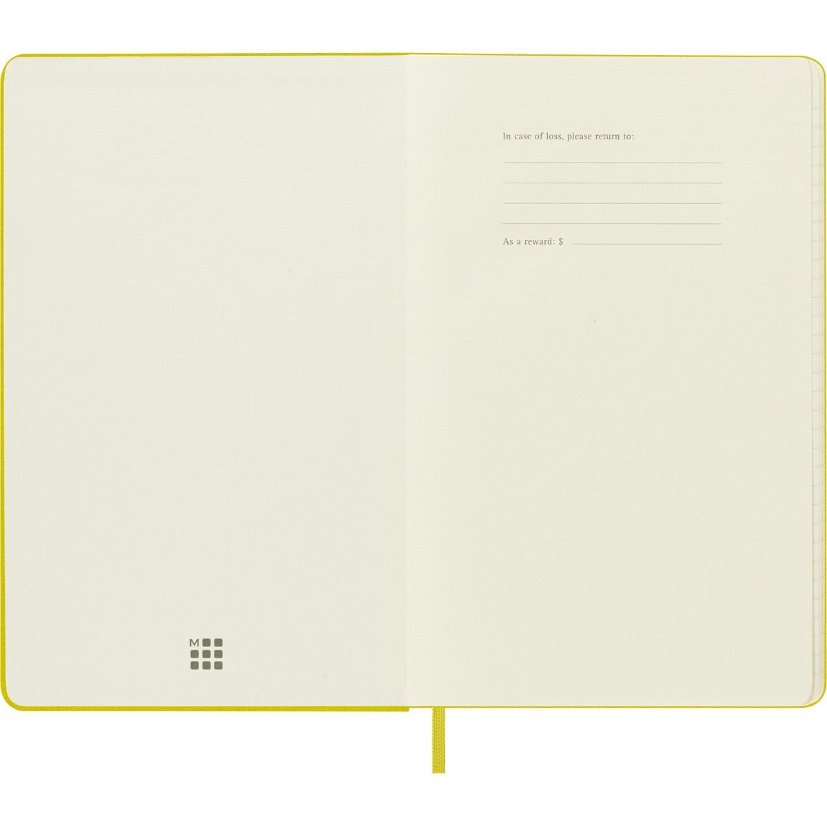 Caderno Classic Large Capa Dura Folhas de Linhas - Amarelo Feno Amarelo-2