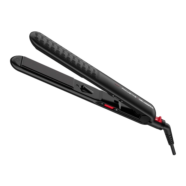 Imagen 0 de Plancha de pelo Rowenta Optiliss x Karl Lagerfeld con revestimiento Keratin & Glow
