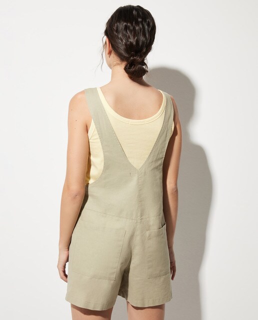 Peto de mujer corto de lino · Easy Wear · El Corte Inglés
