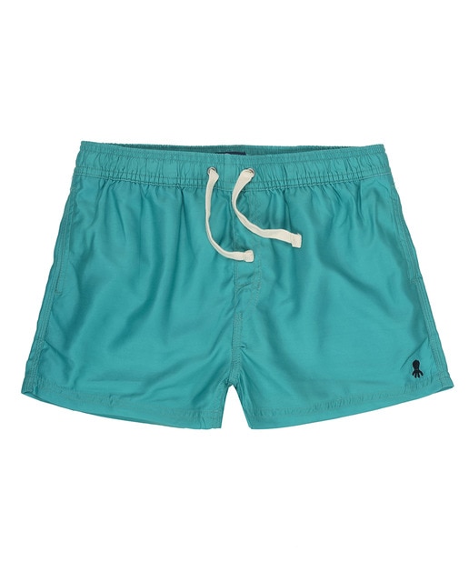 Imagen 0 de Bañador de niño con logo verde agua