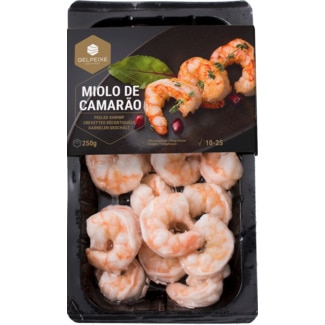 Miolo de Camarão 10/25 Gourmet embalagem 250 g - Gelpeixe