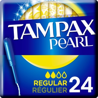 Tampões Regular embalagem 24 - Tampax Pearl