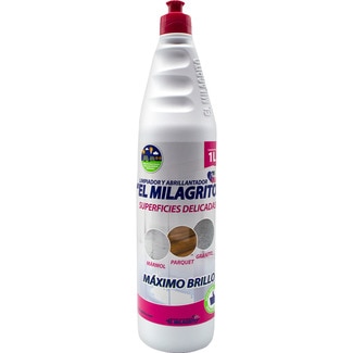 limpiador y abrillantador Máximo Brillo para superficies delicadas botella 1 l - El Milagrito