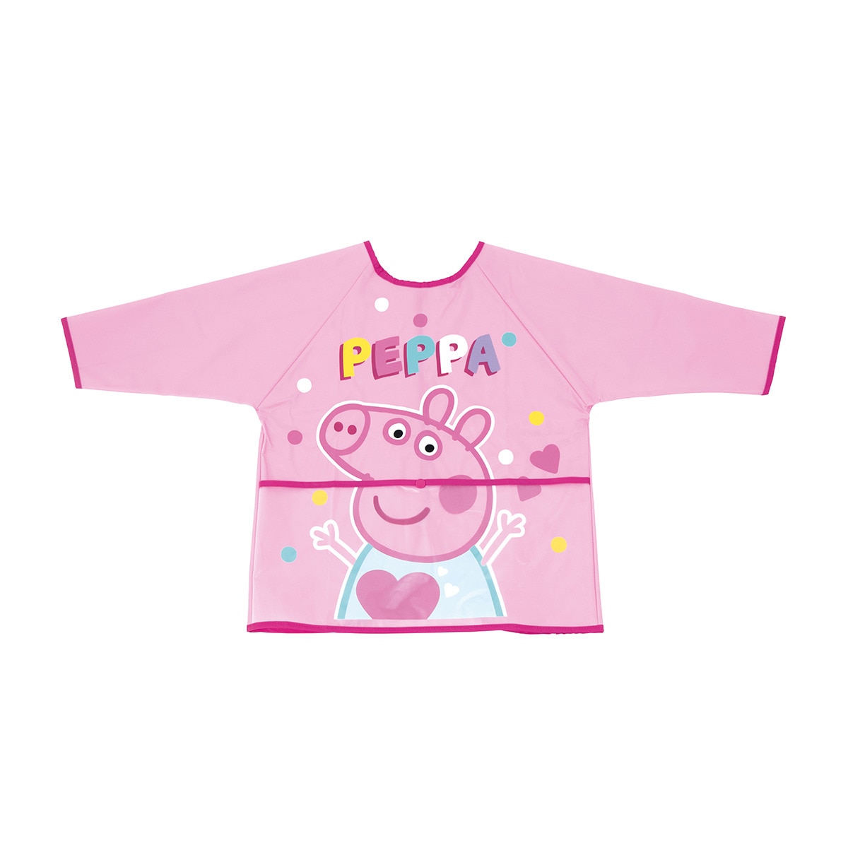 Delantal pvc m/l Peppa Pig Rosa-1
