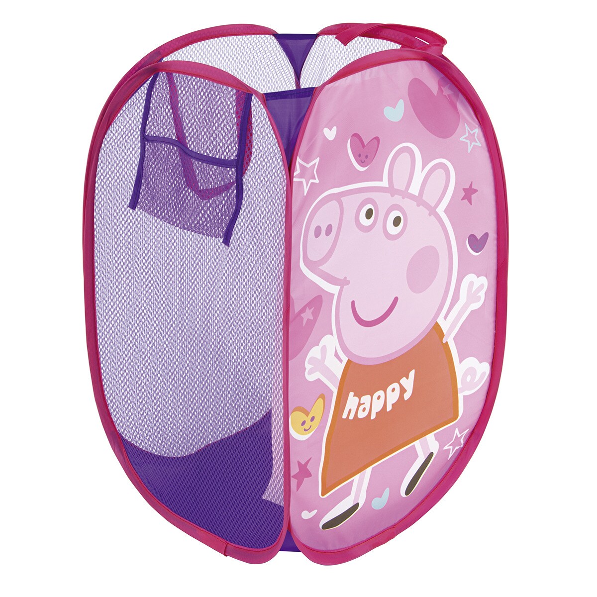Contenedor rect. 36x36x58cm Peppa Pig Rosa-3