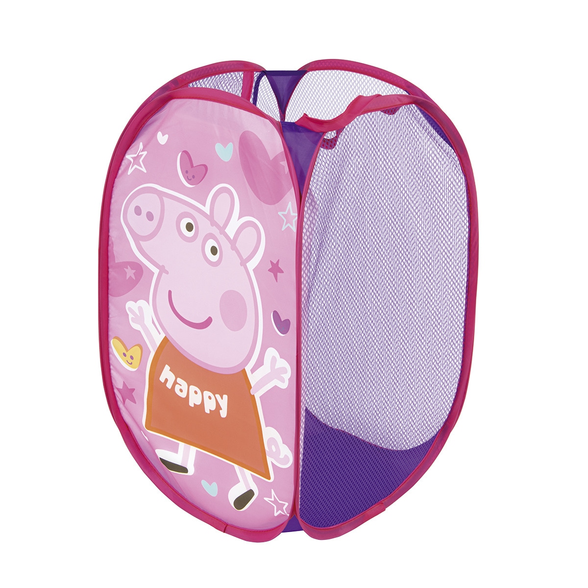Contenedor rect. 36x36x58cm Peppa Pig Rosa-2