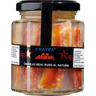 Caranguejo-Real Russo Natural 100% Patas frasco 150 g - Chatkarojo