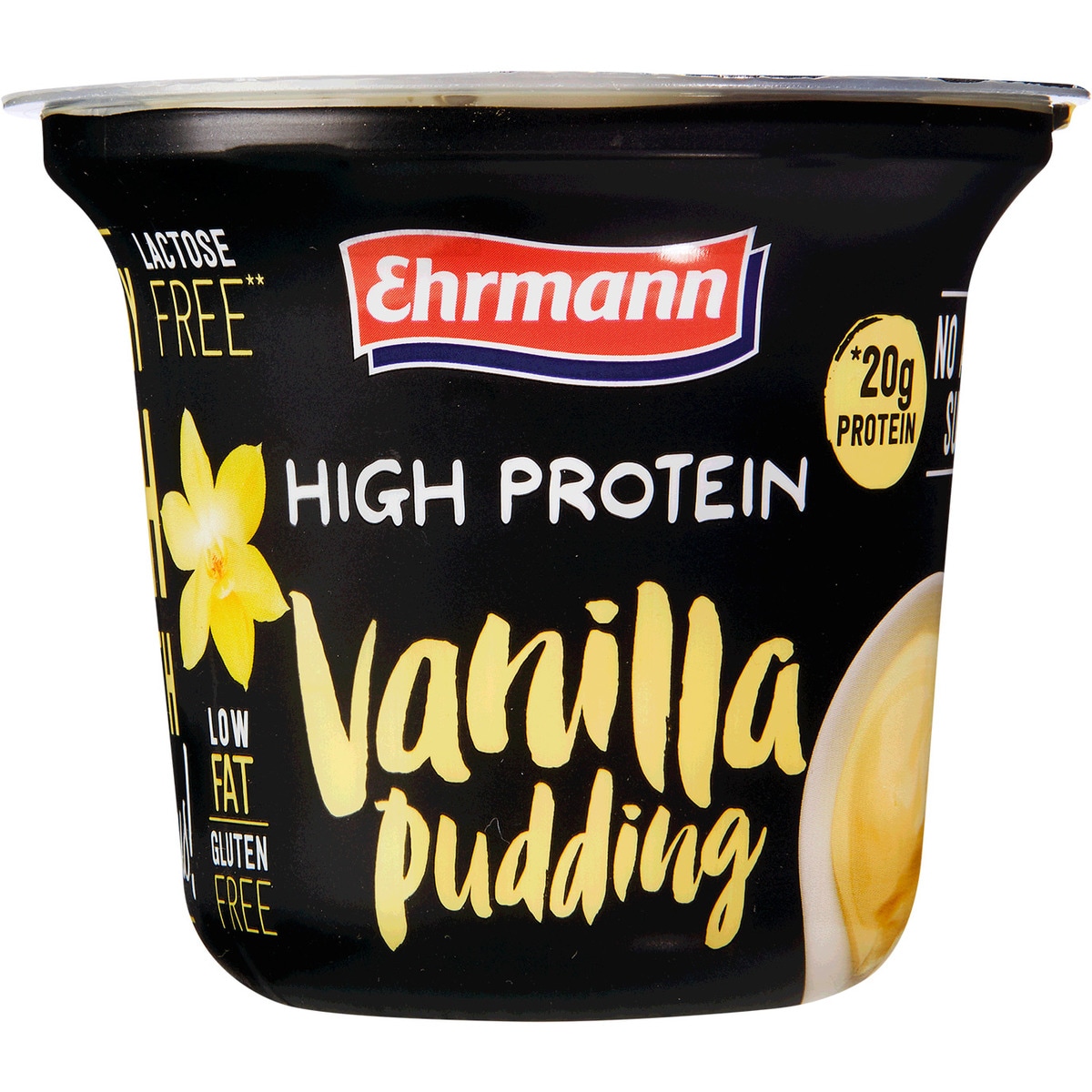 Pudim de Baunilha Rico em Proteína embalagem 200 g