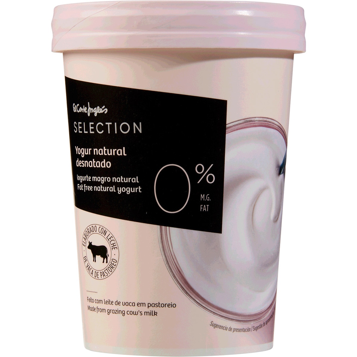 Iogurte Natural Magro 0% embalagem 500 g