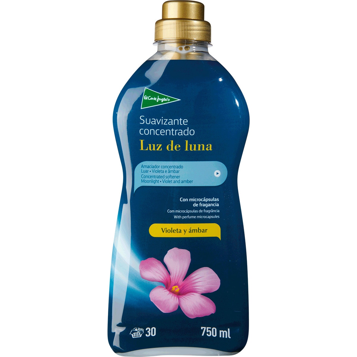 Amaciador para a Roupa Violeta e Âmbar Concentrado embalagem 30 doses