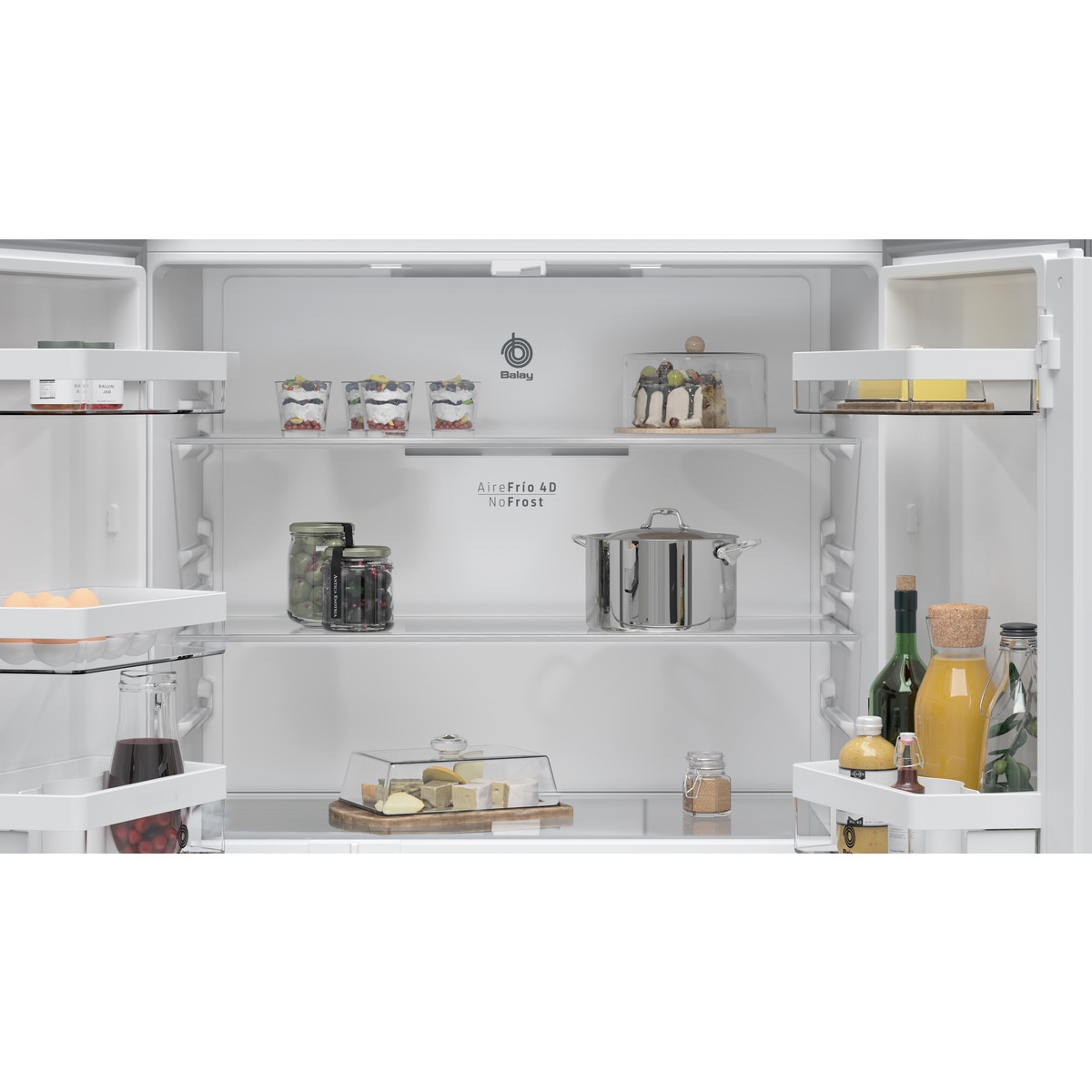 Frigorífico americano Balay Sistema No Frost AireFrío - 3KME592XI Inox-5