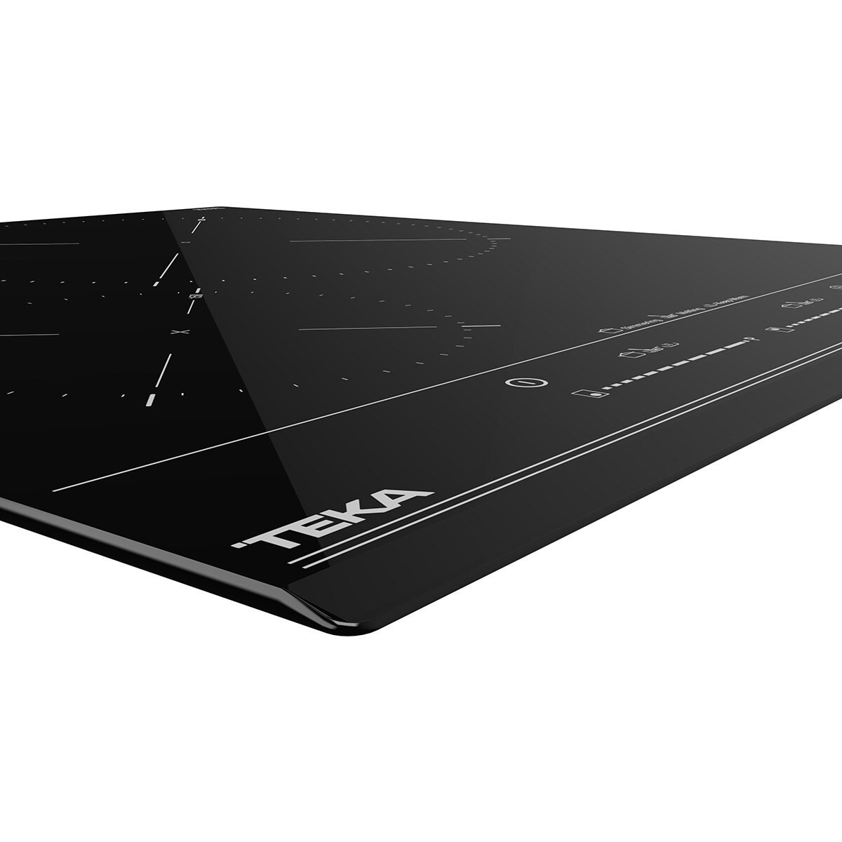 Placa de Indução Teka IZC42400 MSP BK com Controlo MultiSlider e 2 Zonas - Vidro Preto Preto-4