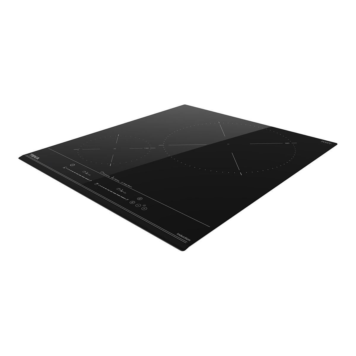 Placa de Indução Teka IZC42400 MSP BK com Controlo MultiSlider e 2 Zonas - Vidro Preto Preto-3