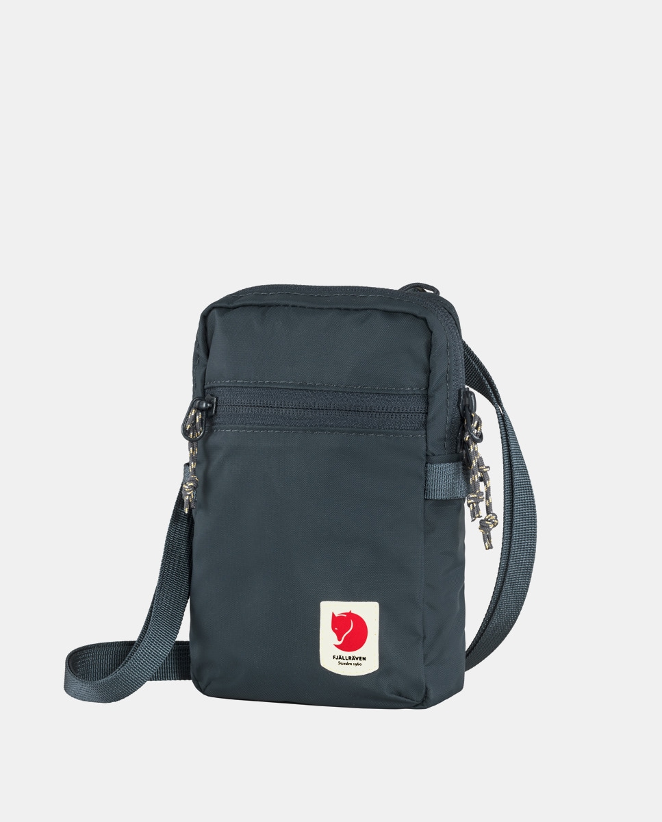 Mala a Tiracolo Pequena High Coast Pocket com Fecho de Correr em Nylon Reciclado - Azul-Marinho Azul-marinho-2