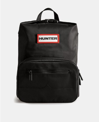 Mochila negra con cremallera · Hunter · El Corte Inglés