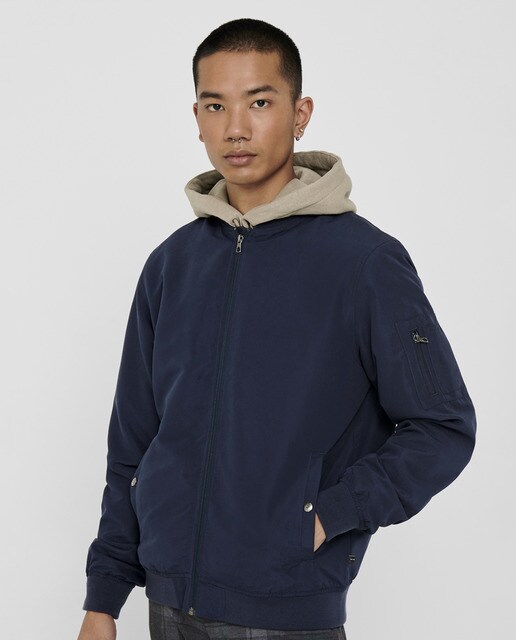 Cazadora bómber de hombre · Only \u0026 Sons · El Corte Inglés