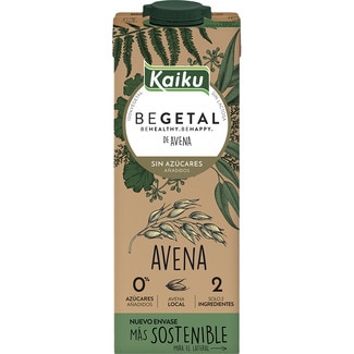 bebida de avena sin azúcares añadidos brik 1 l - Kaiku Begetal