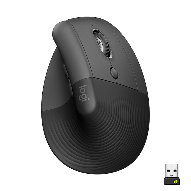 Imagem 0 de Rato Laser Logitech Lift Vertical Ergonomic Wireless/Bluetooth 4000DPI - Graphite