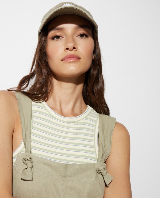 Peto de mujer largo de lino · Easy Wear · El Corte Inglés