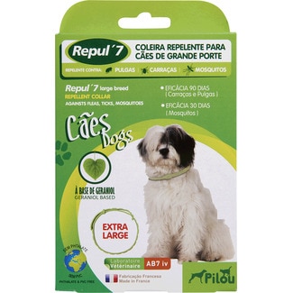 Coleira Repelente para Cão Grande Porte 75 cm embalagem 1 unidade - Repul'7