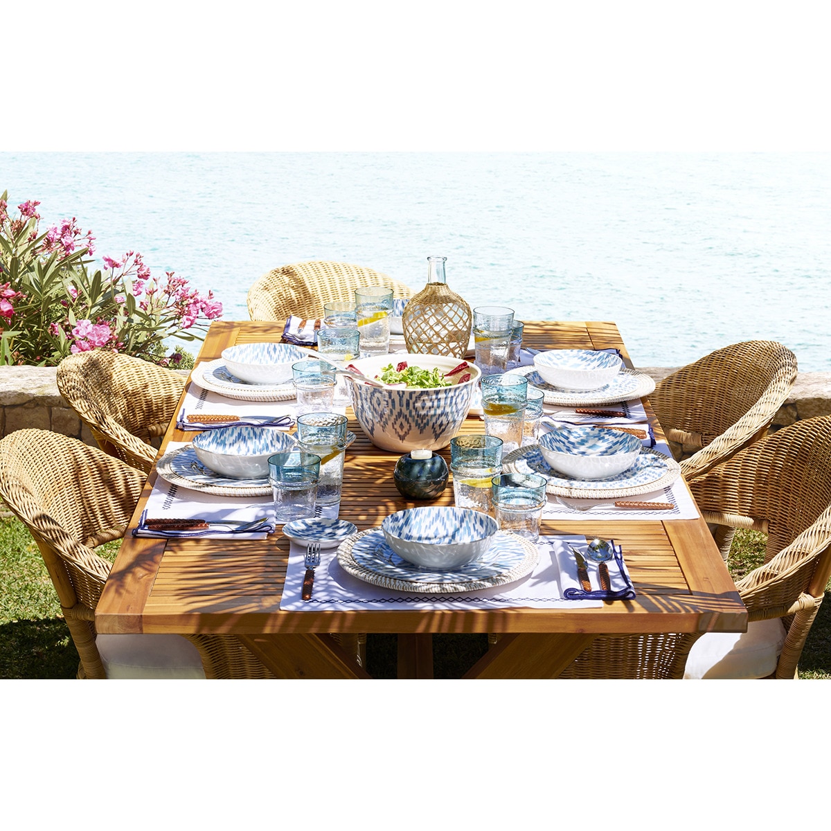 Copo de água acrílico Maiorca Azul-5