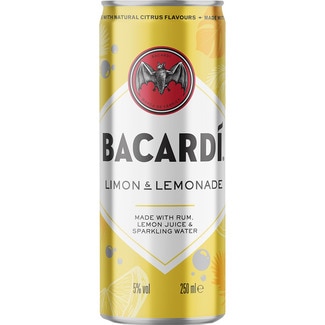 Ron & Limón cocktail listo para tomar lata 25 cl - Bacardi