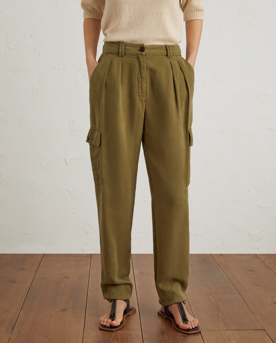 Pantalón cargo de mujer de pinzas · Lloyd's · El Corte Inglés
