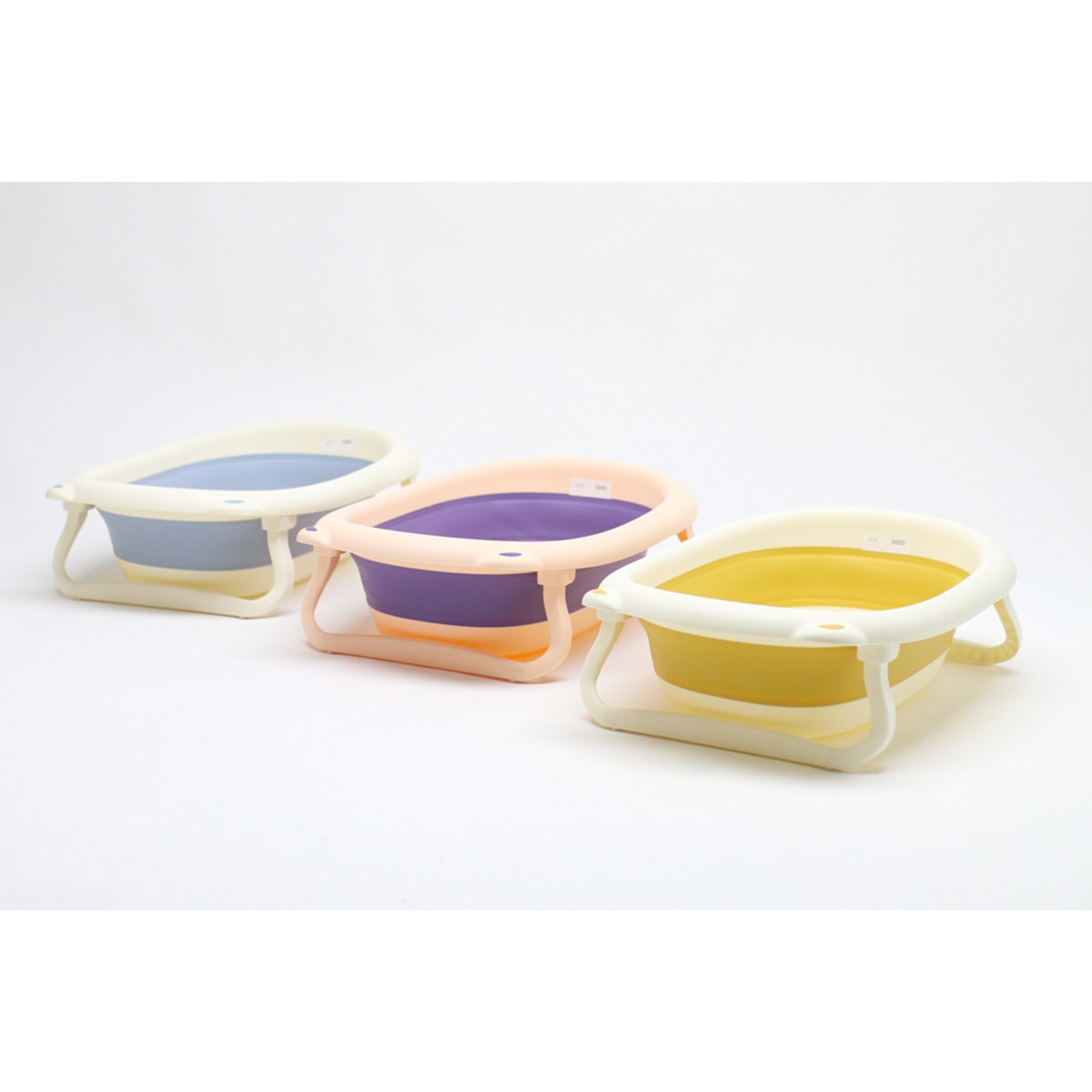 Bañera plegable Plegy Amarillo-5