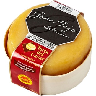 queso de oveja elaborado con leche cruda DOP Torta del Casar pieza 400 g - Gran Tajo