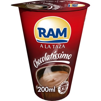Chocolatíssimo a la taza Sin Gluten vaso 200 ml - Ram