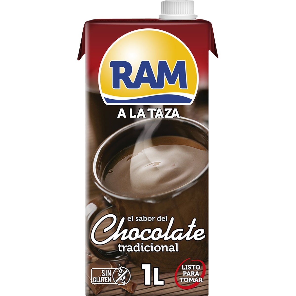 chocolate a la taza sin gluten brik 1 l