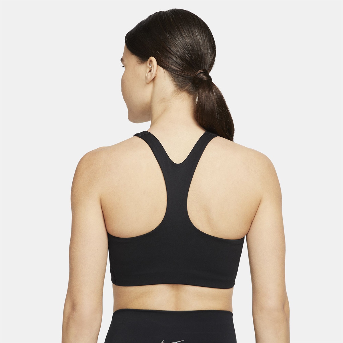 Top de mulher Yoga Dri-FIT Swoosh Nike Preto-2