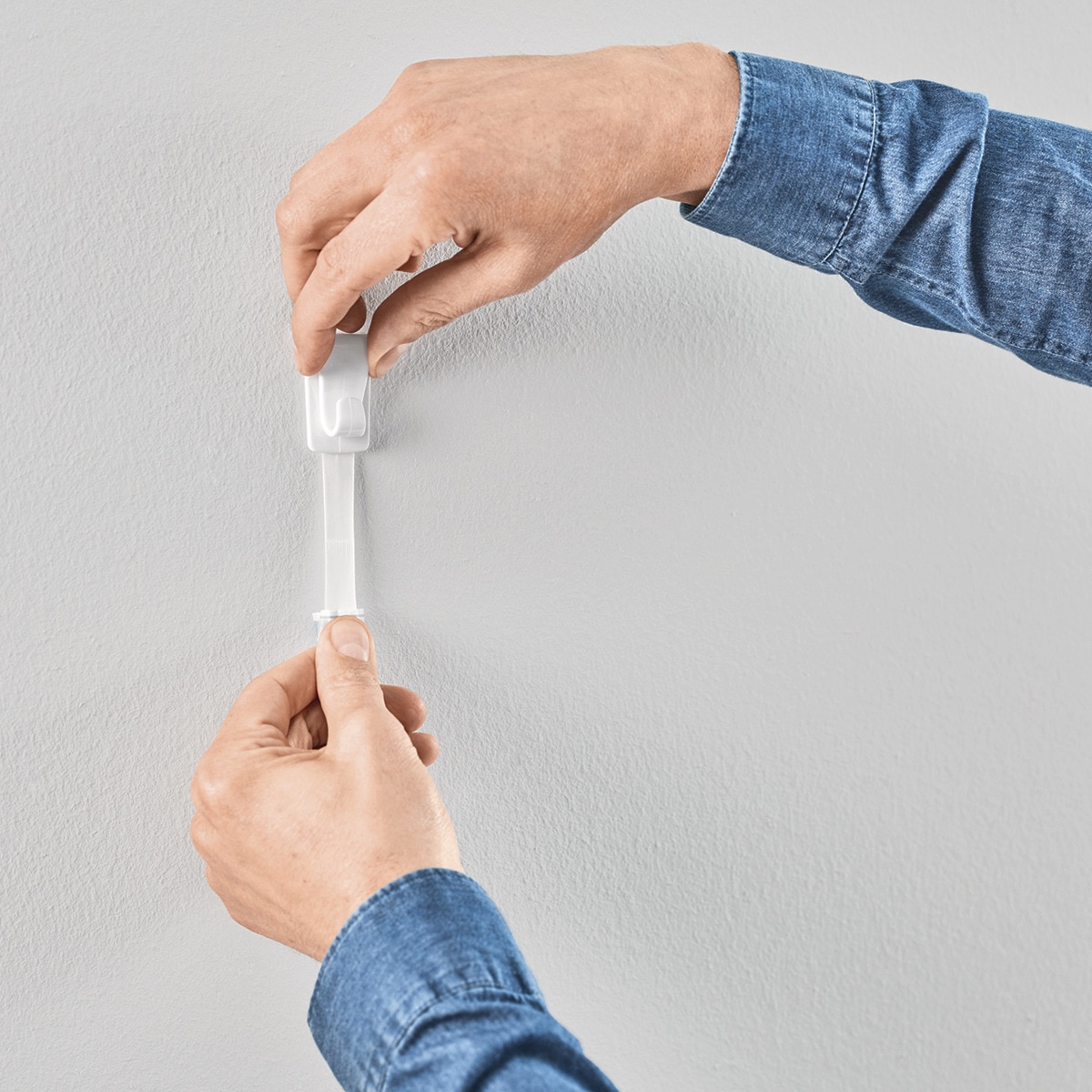 Gancho Adhesivo para Paredes Pintadas y Yeso 0,5 kg 2 Uds Blanco-7