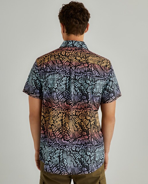 Camisa de hombre regular de manga corta estampada · Green Coast · El Corte  Inglés