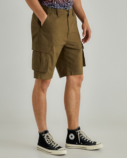 Bermuda tipo cargo de hombre kaki · Green Coast · El Corte Inglés